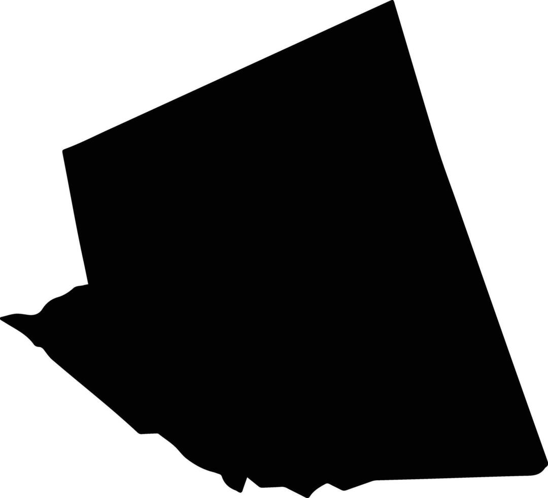 Igembe North Kenya silhouette map vector