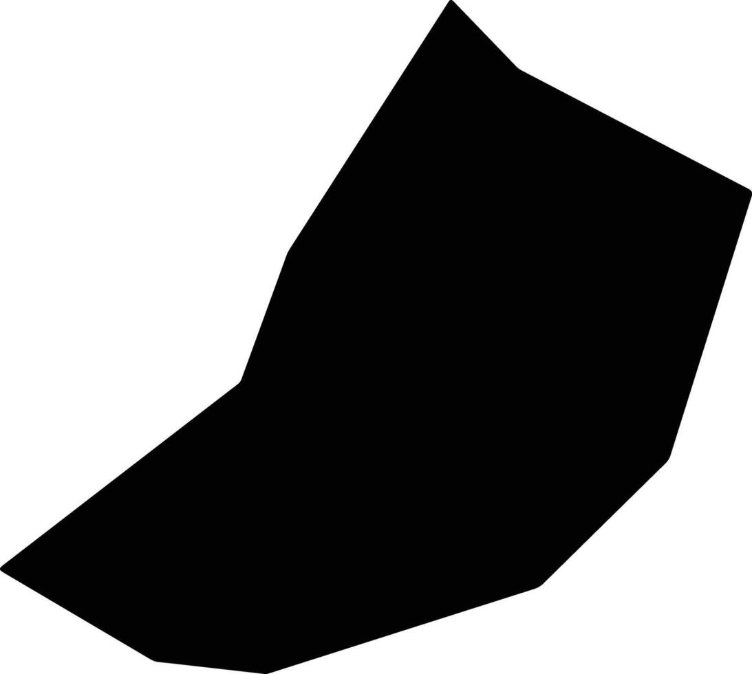 Ika Nigeria silhouette map vector
