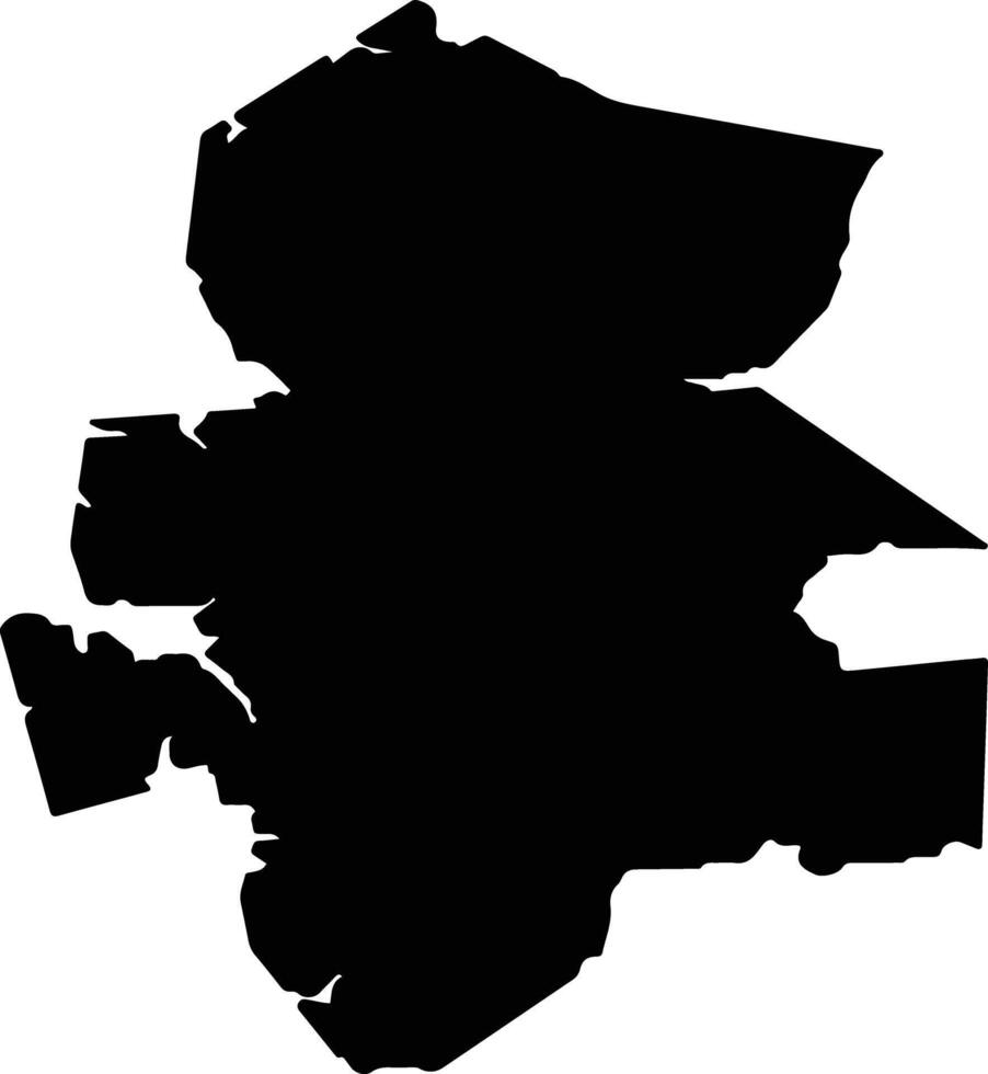 Iki Japan silhouette map vector