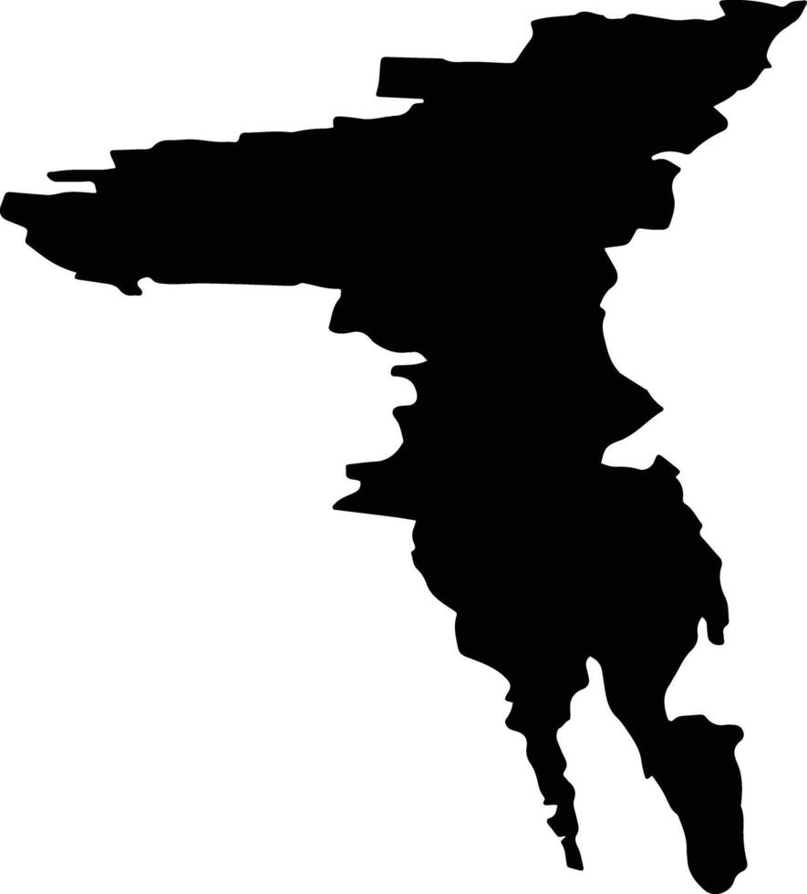 Ikryaninsky District Russia silhouette map vector