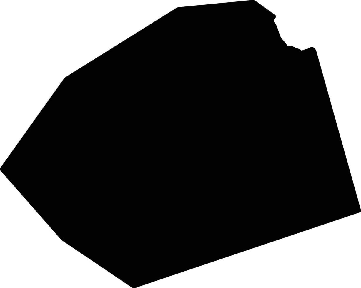 Ilam Nepal silhouette map vector