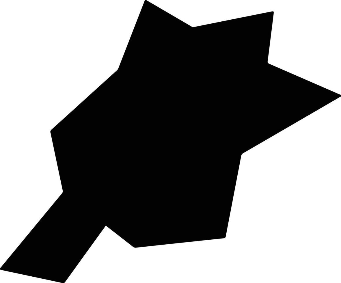 Ilopango El Salvador silhouette map vector