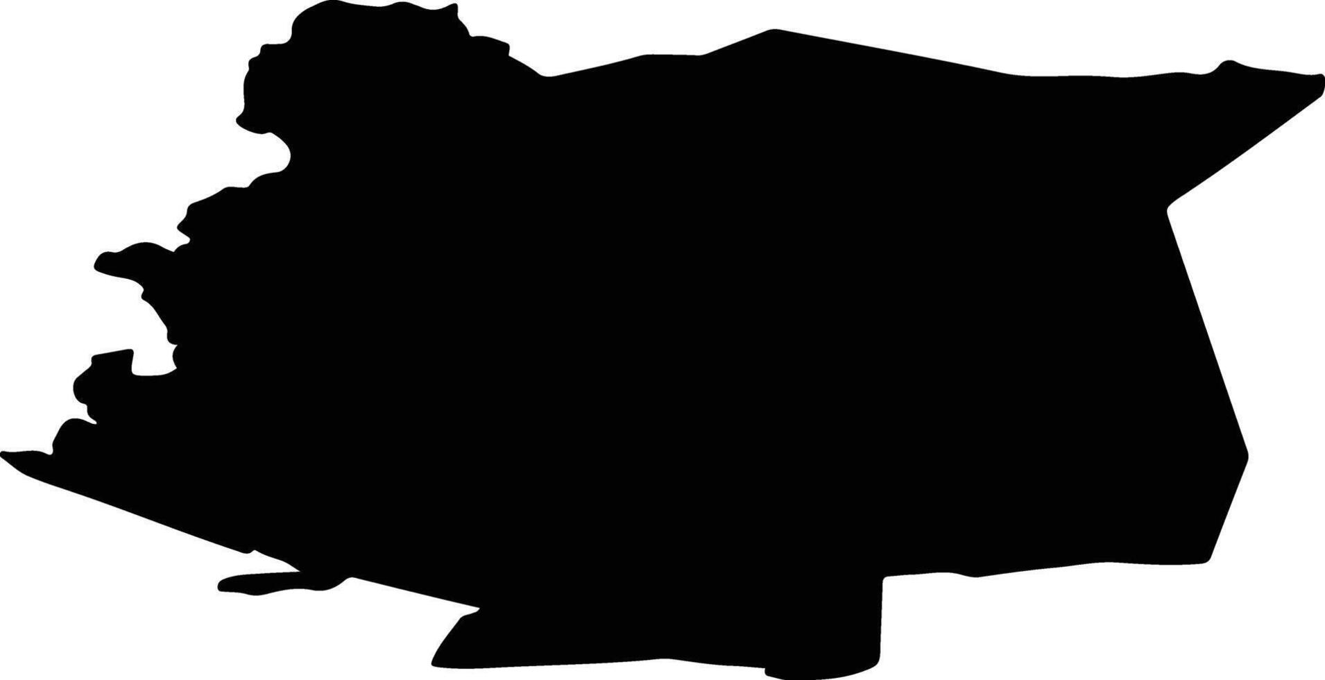 Indras pag Latvia silhouette map vector