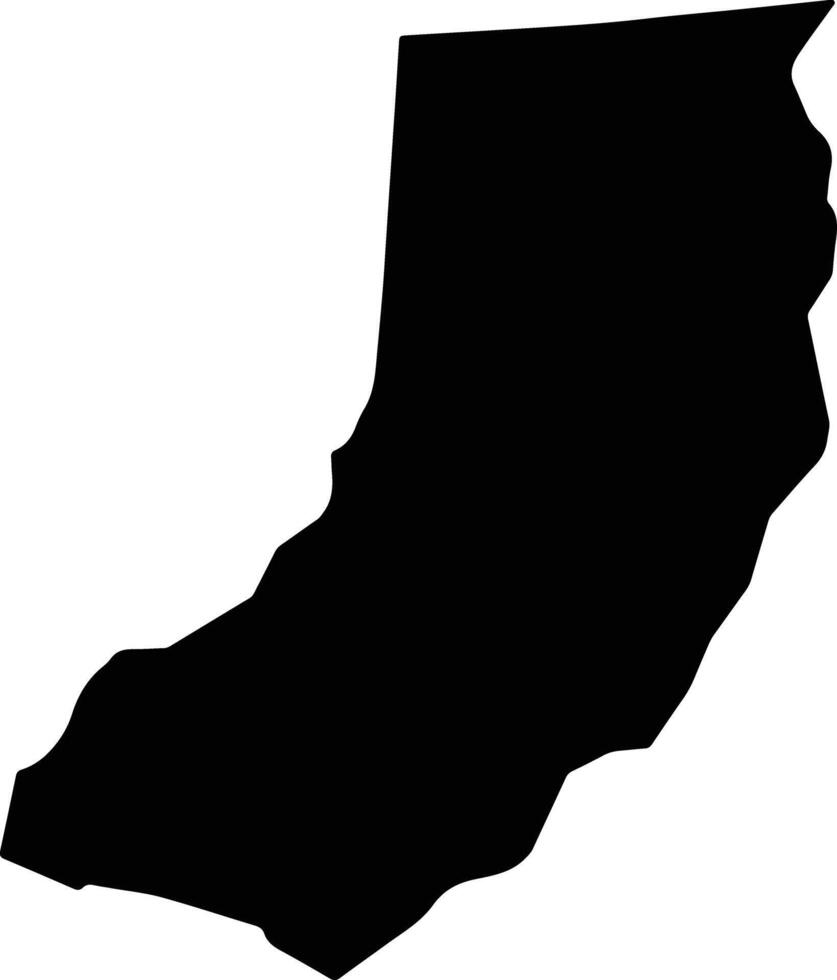 Industry Saint Lucia silhouette map vector