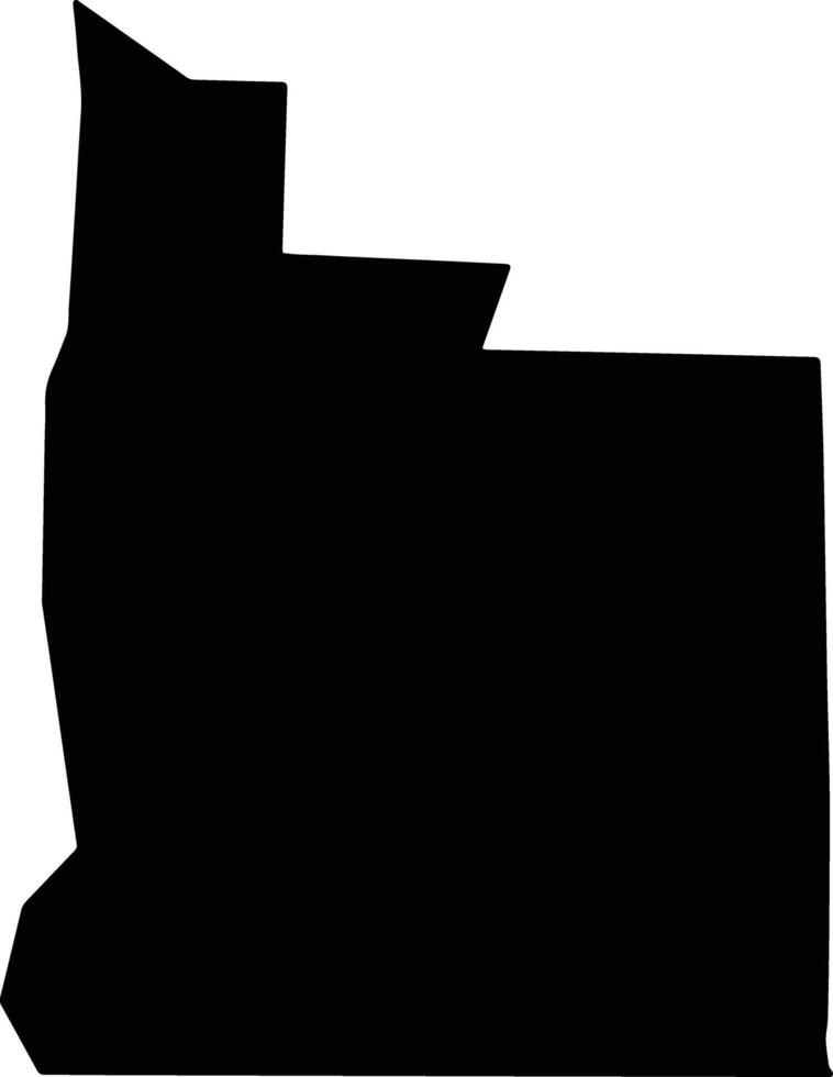 Inkhundla Somntongo Eswatini silhouette map vector