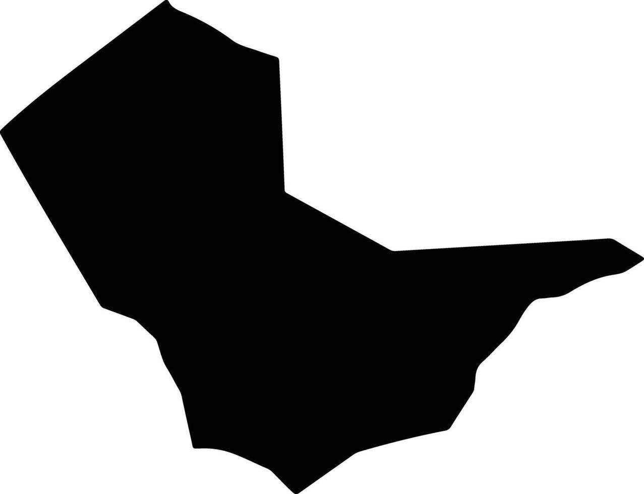 Invorgoil Estate Saint Lucia silhouette map vector