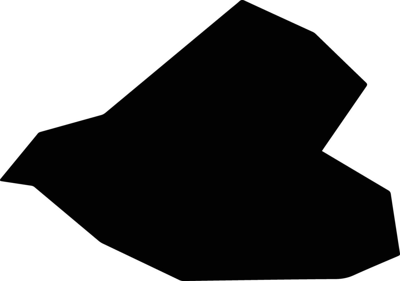 Ipiranga do Sul Brazil silhouette map vector