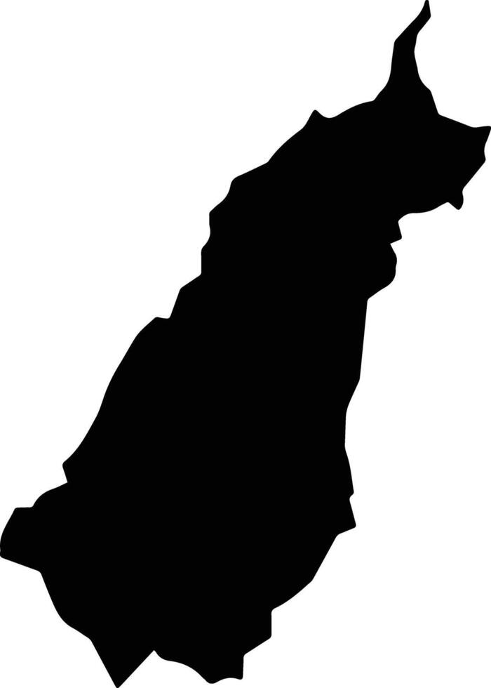 Ipiranga do Norte Brazil silhouette map vector