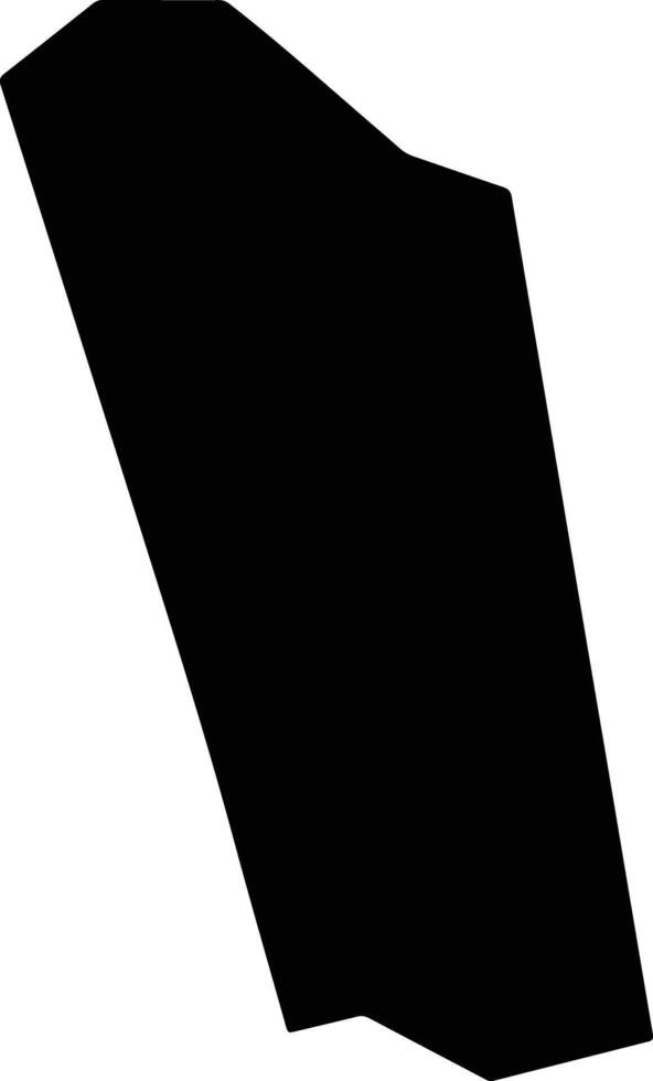 Ipubi Brazil silhouette map vector