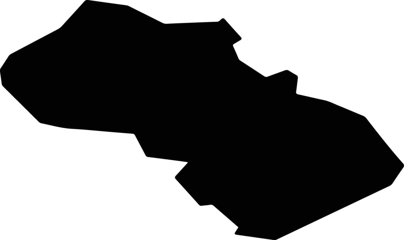 Irgizskiy Kazakhstan silhouette map vector