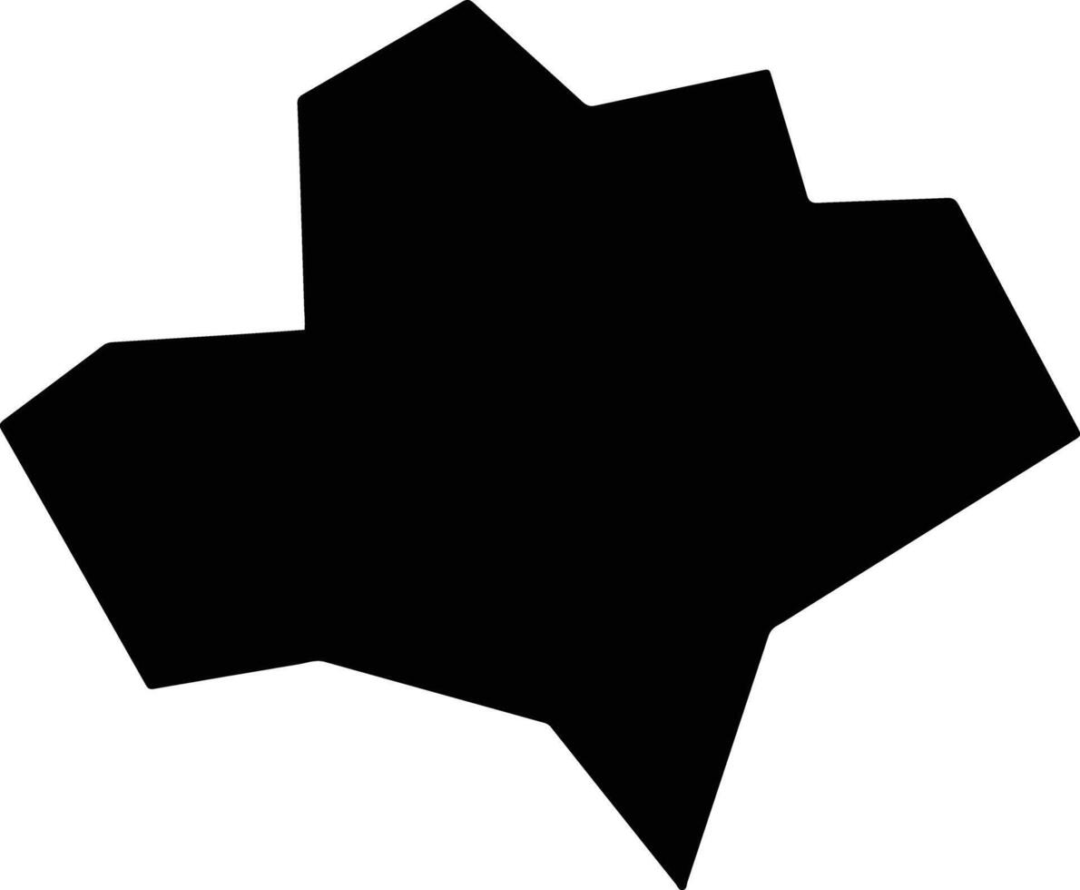 Iruma Japan silhouette map vector