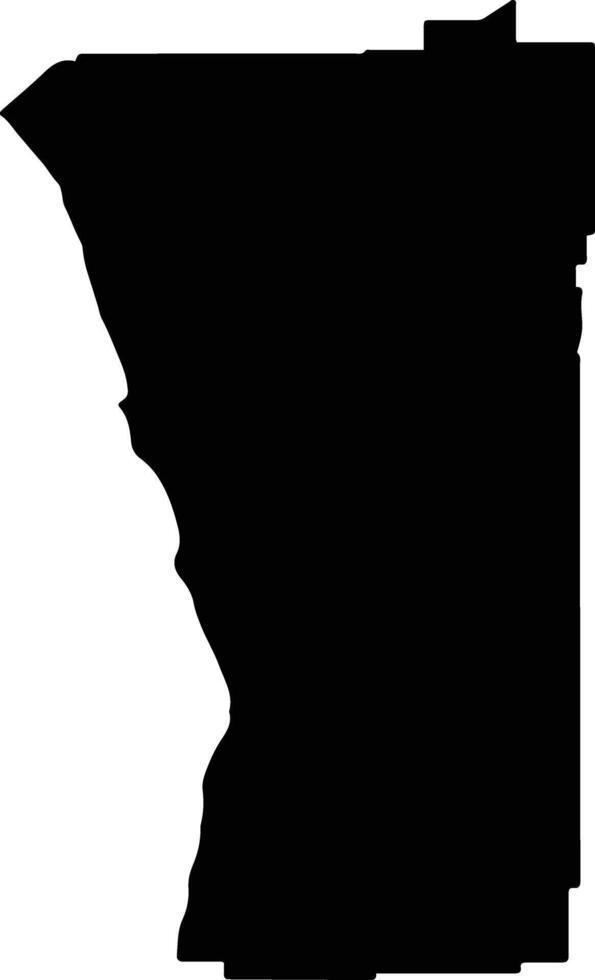 Irwin Australia silhouette map vector