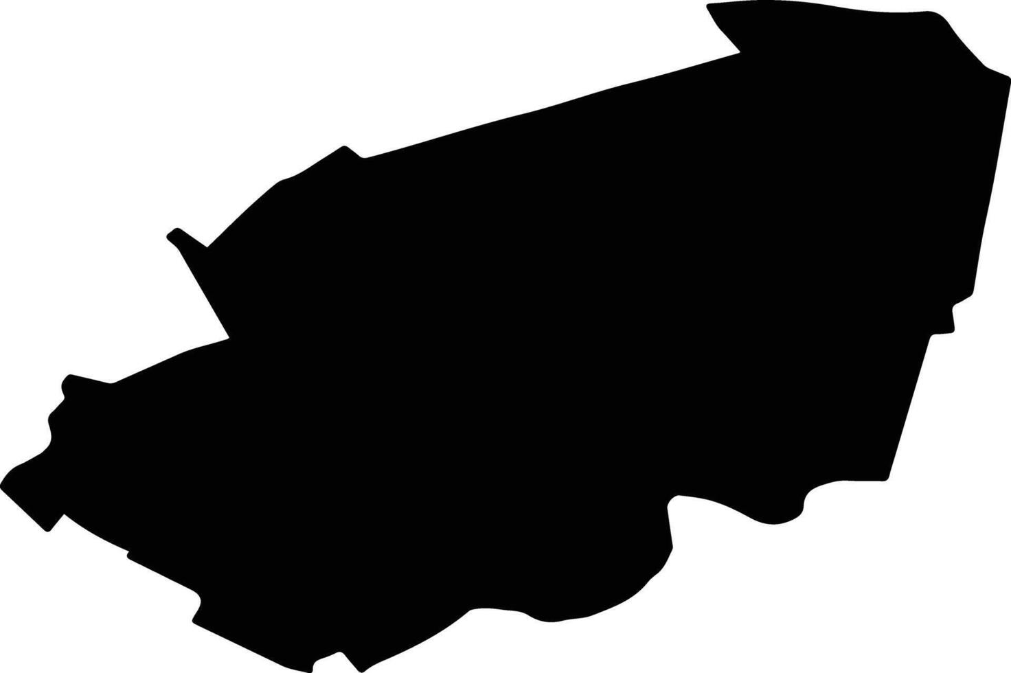 ISALNITA Romania silhouette map vector