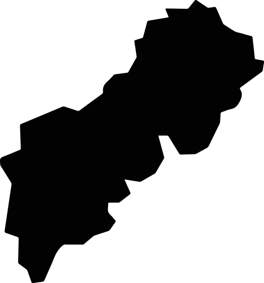 Itambacuri Brazil silhouette map vector