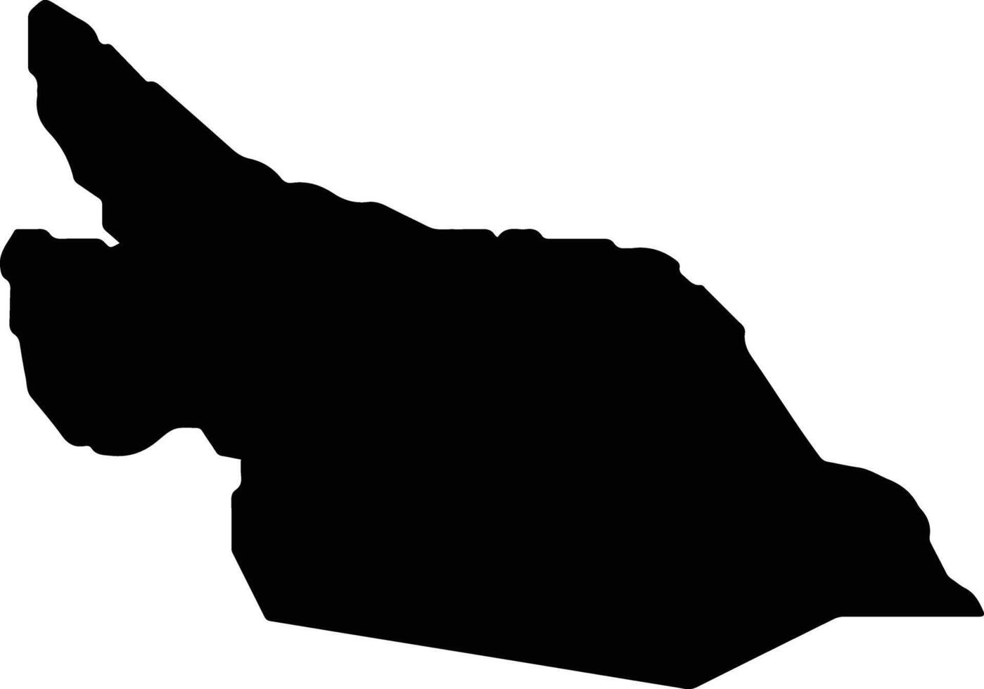 Itaparica Brazil silhouette map vector