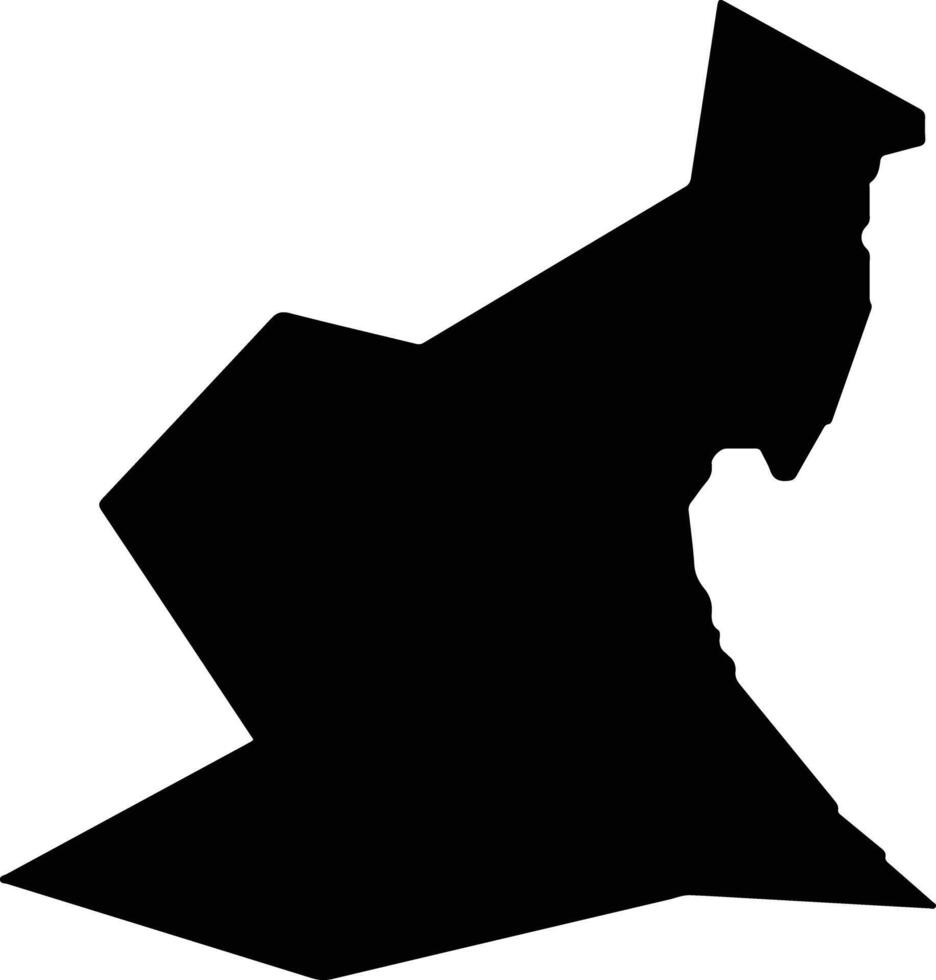 Itapema Brazil silhouette map vector