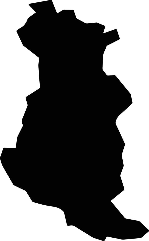 Itarantim Brazil silhouette map vector