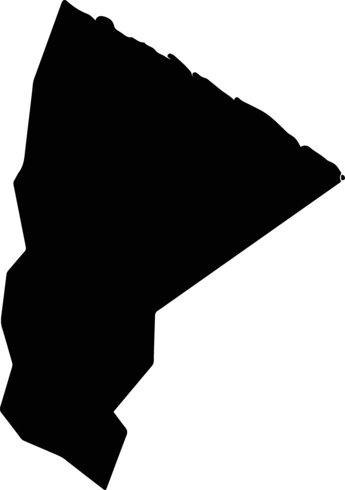 Itarema Brazil silhouette map vector