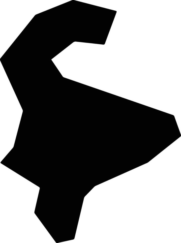 Itatiaia Brazil silhouette map vector