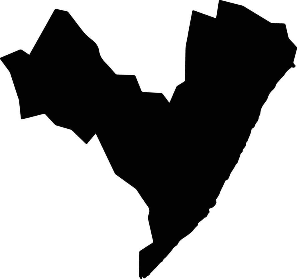 Itaubal Brazil silhouette map vector