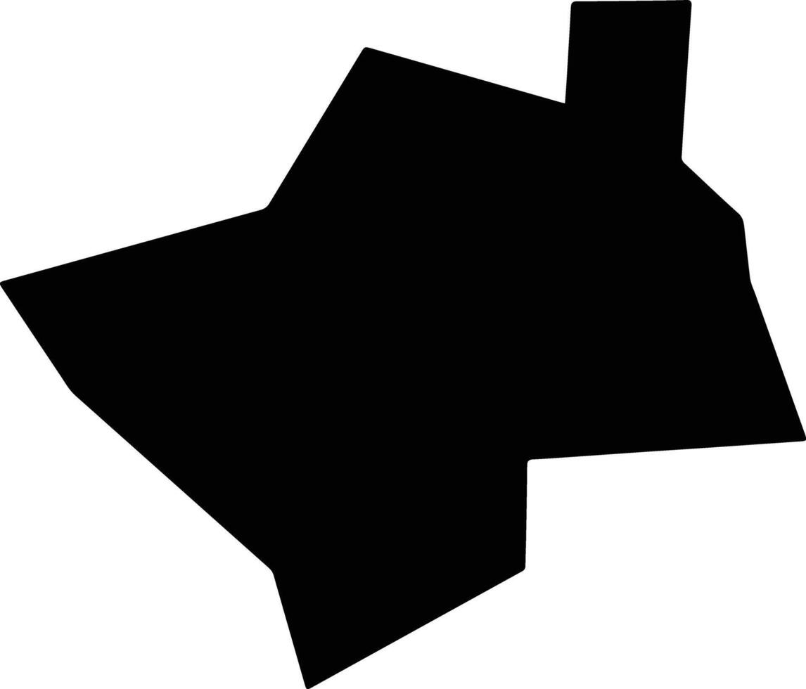 Itayanagi Japan silhouette map vector