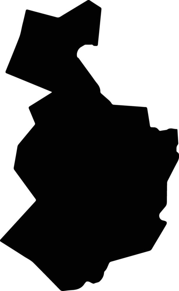 Ito Japan silhouette map vector