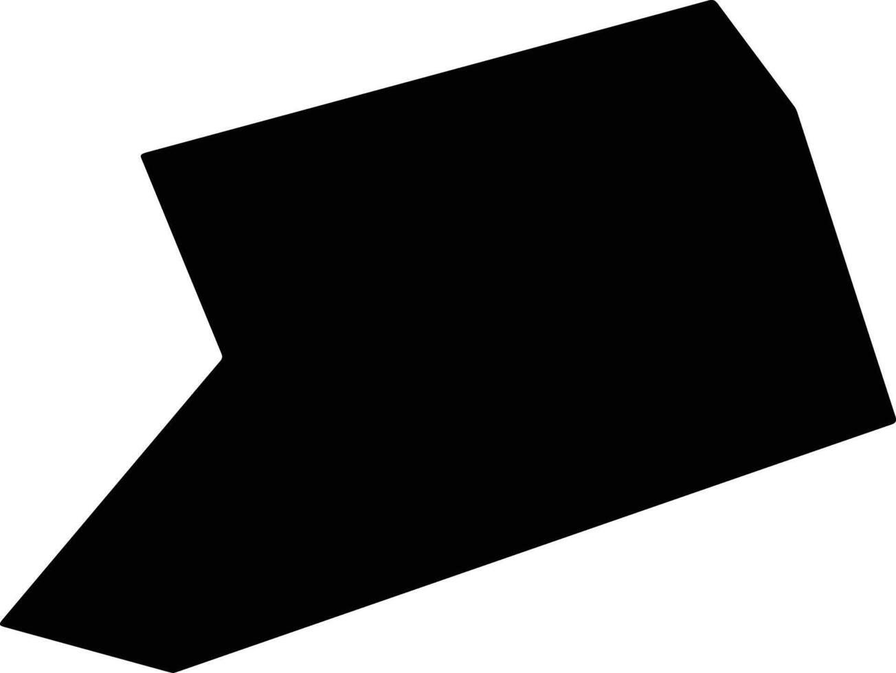 Itoda Japan silhouette map vector