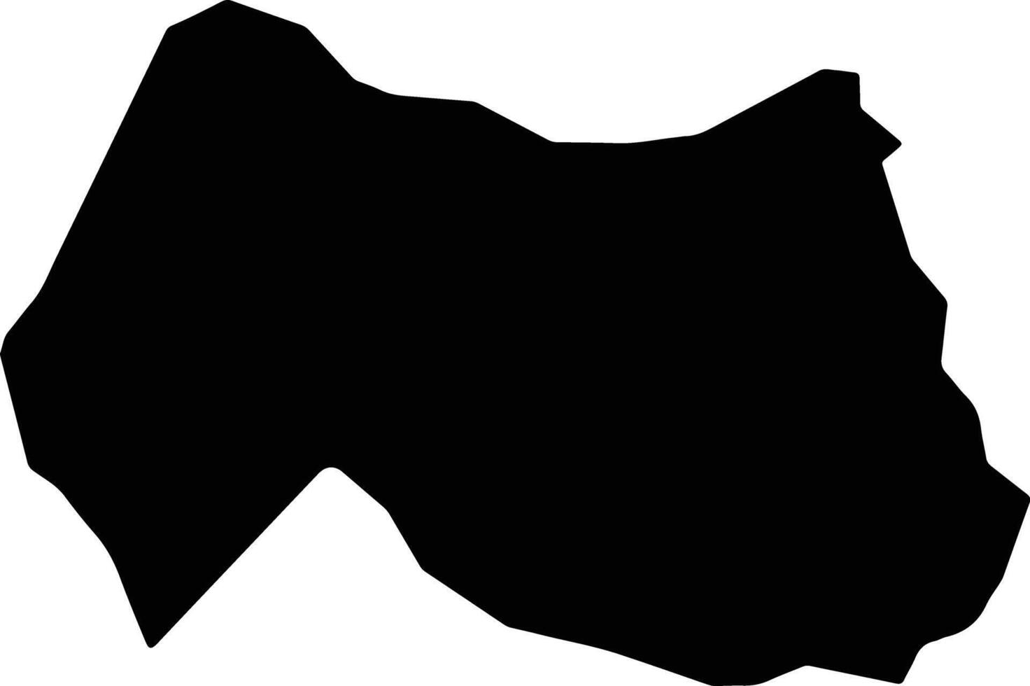 Ivinhema Brazil silhouette map vector