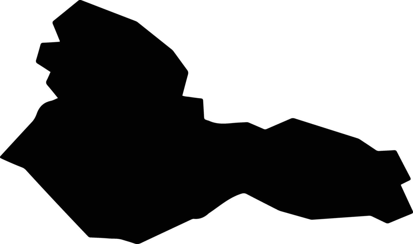 Iwamizawa Japan silhouette map vector