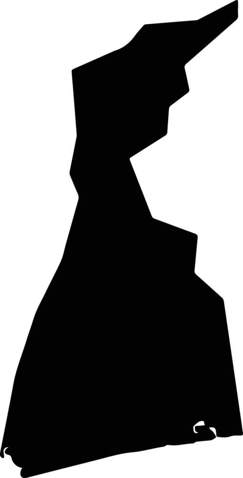 Iwata Japan silhouette map vector