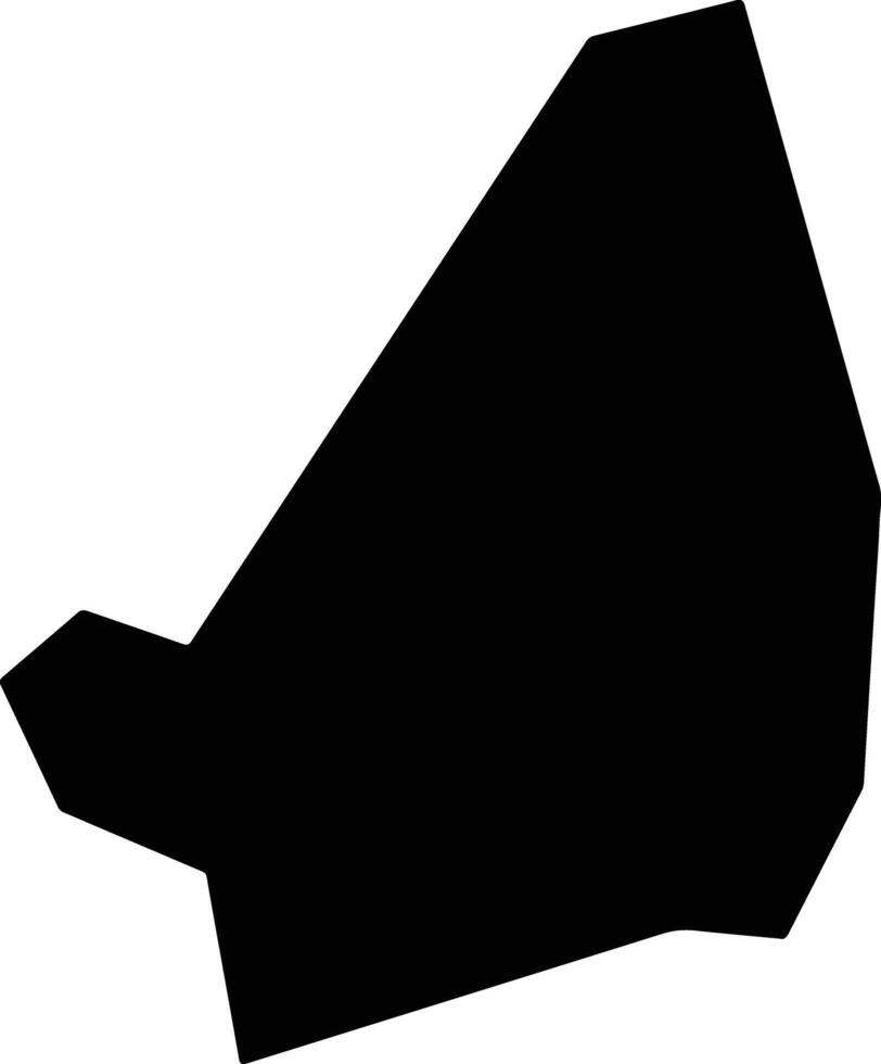 Iyebukel Palau silhouette map vector