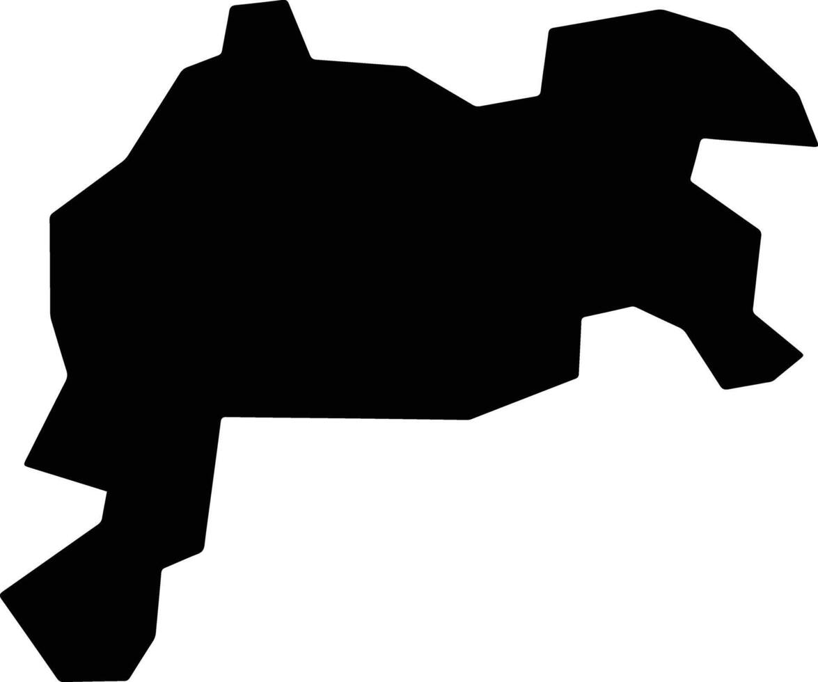 Izalco El Salvador silhouette map vector