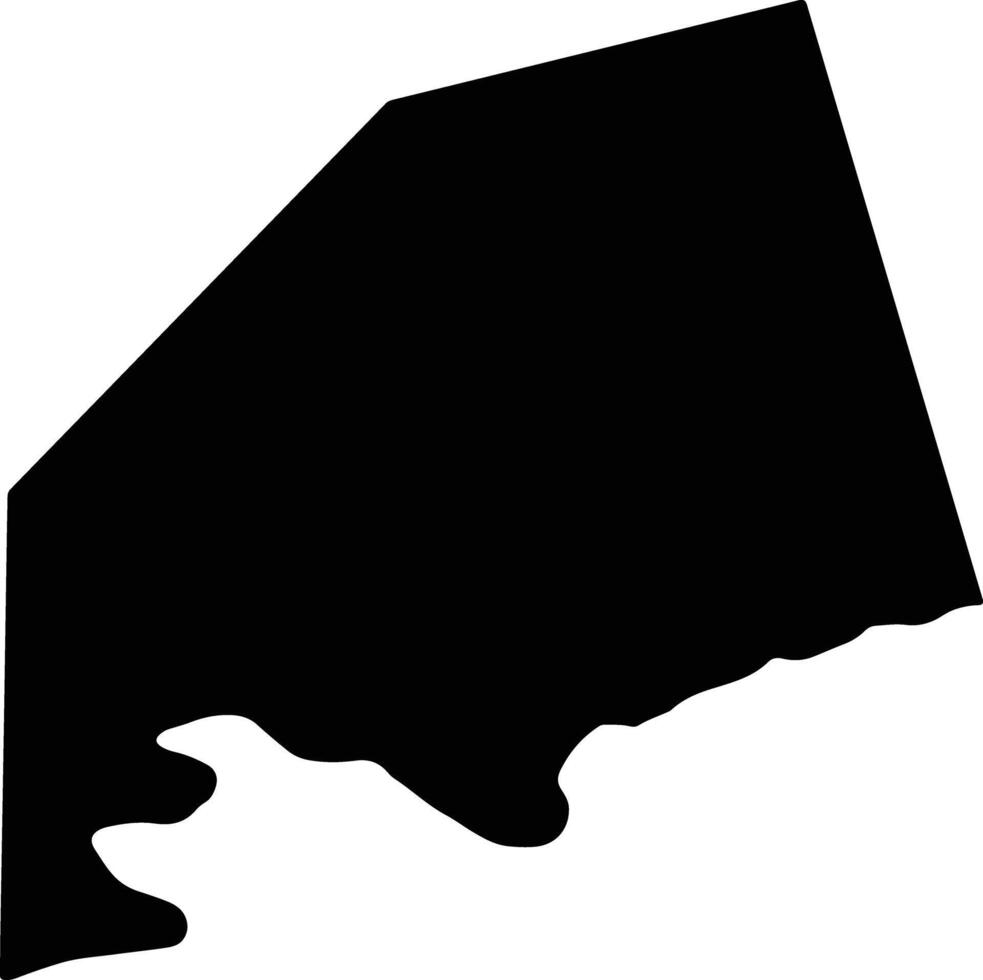 Izmali Ukraine silhouette map vector