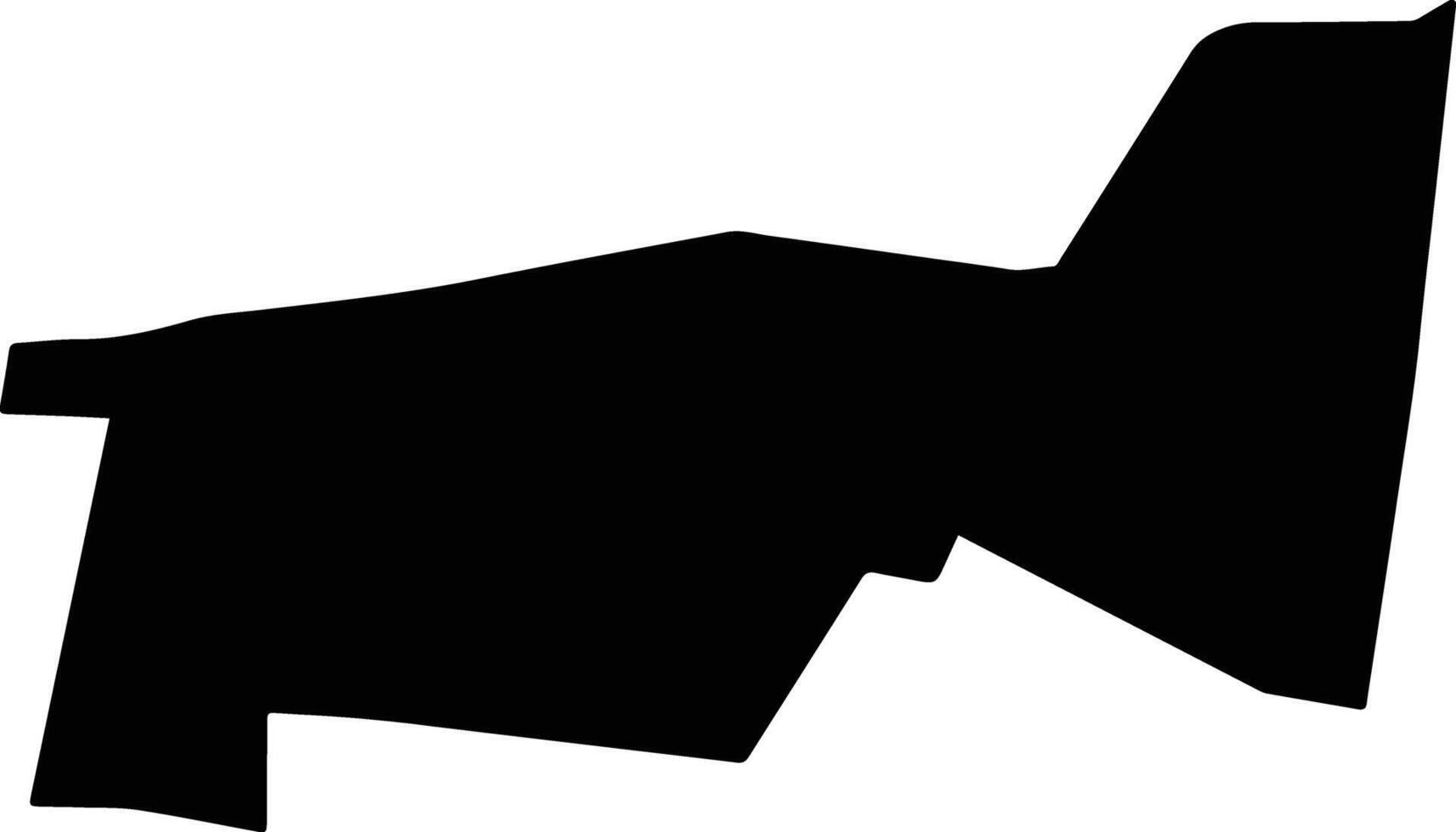 Iztacalco Mexico silhouette map vector