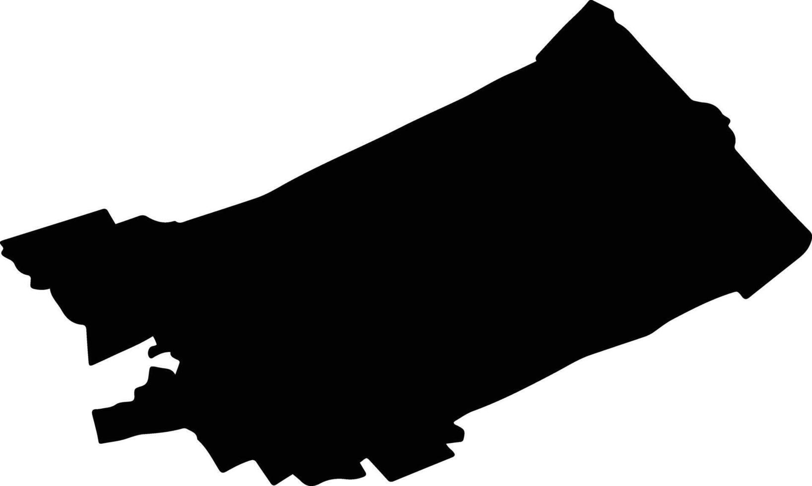 IZVORU Romania silhouette map vector
