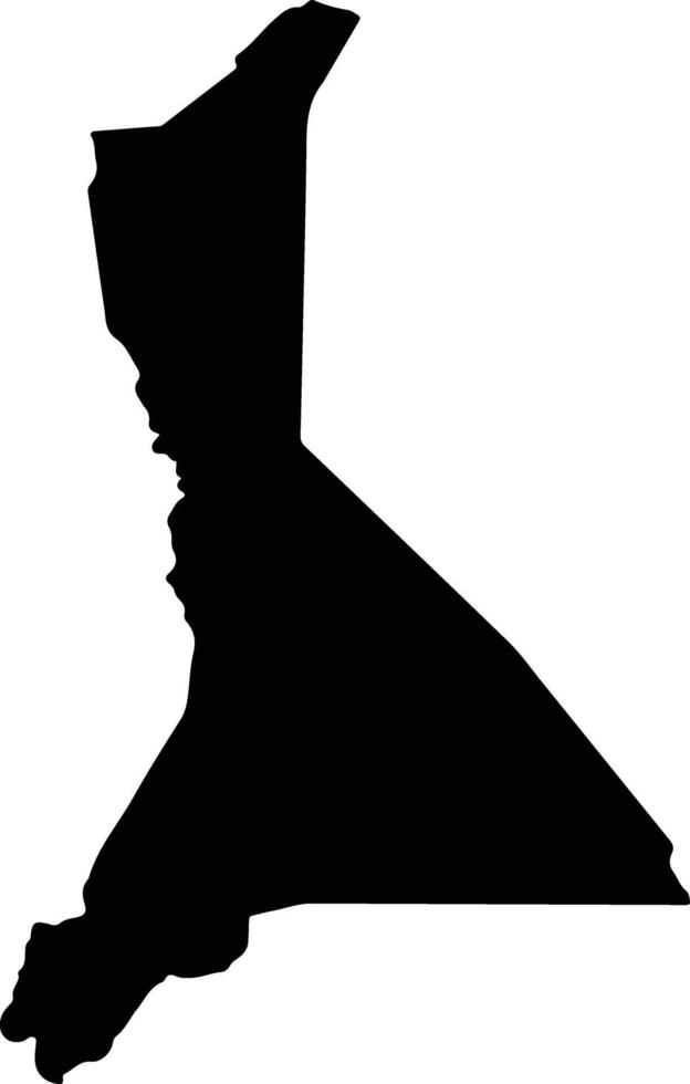 Jacaleapa Honduras silhouette map vector