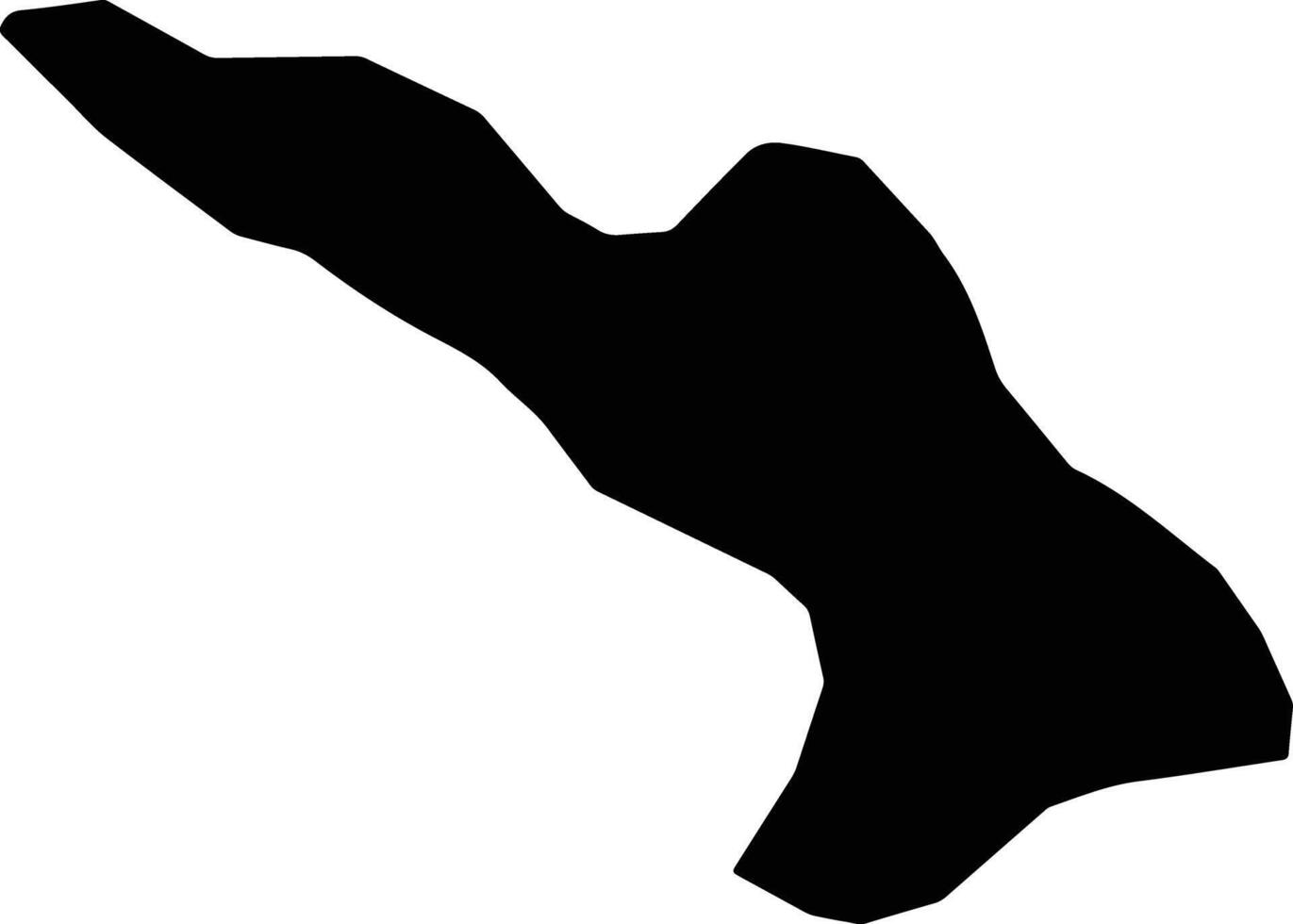 Jacaltenango Guatemala silhouette map vector