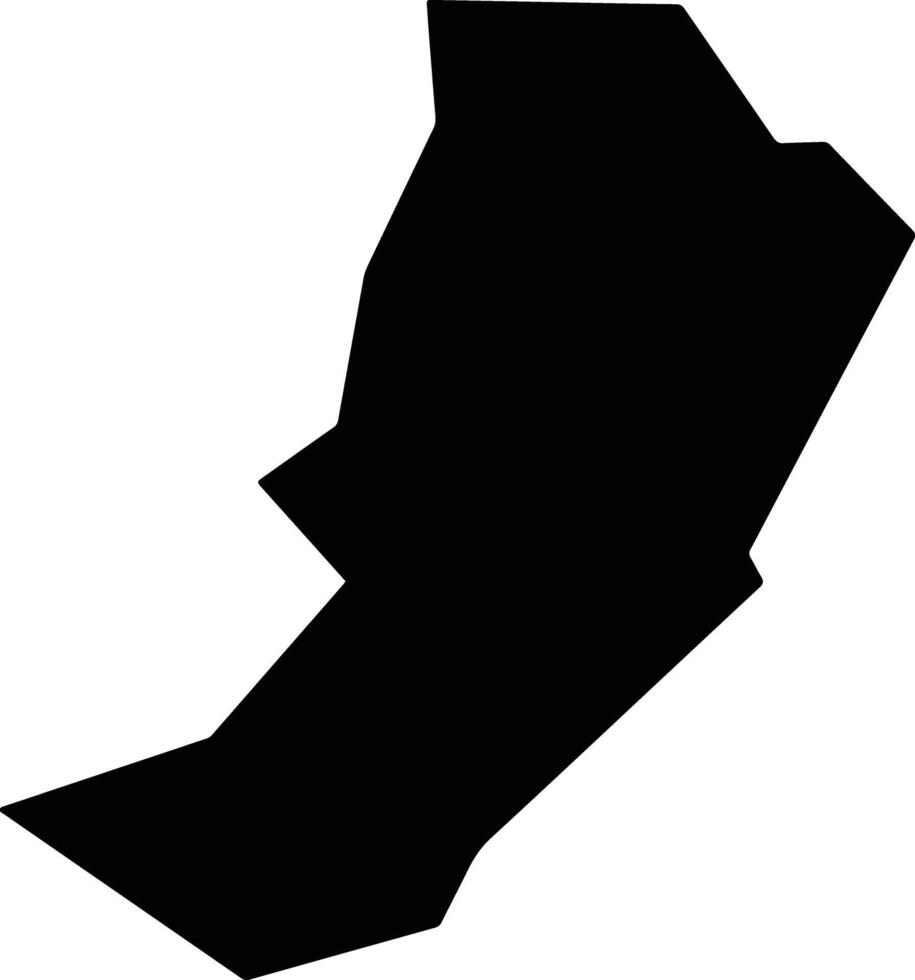 Jacutinga Brazil silhouette map vector