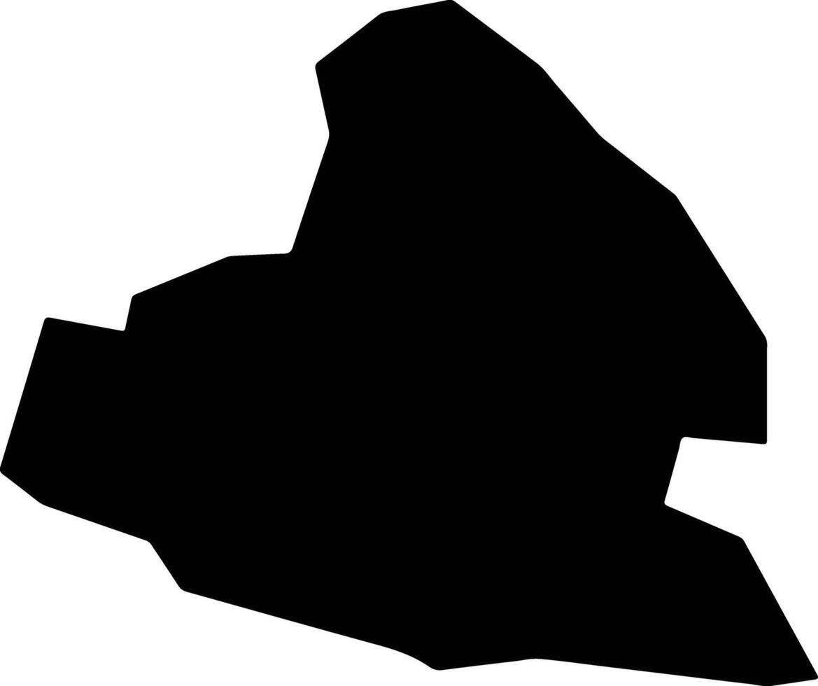 Jahaf Yemen silhouette map vector