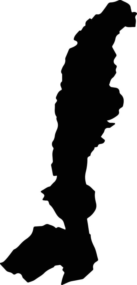Jalacingo Mexico silhouette map vector