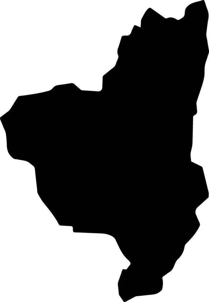 Jalapa Guatemala silhouette map vector