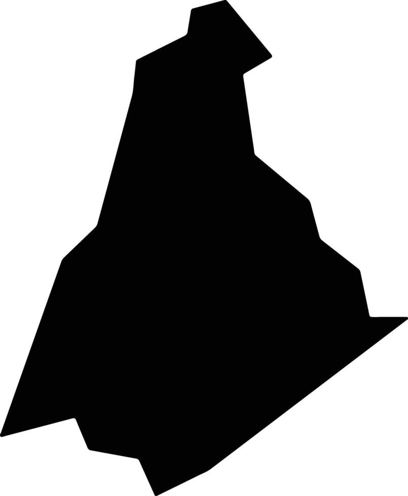 Japaratuba Brazil silhouette map vector