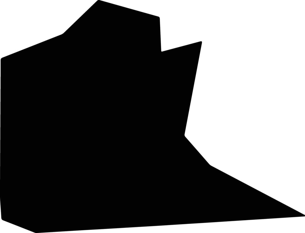Japi Brazil silhouette map vector
