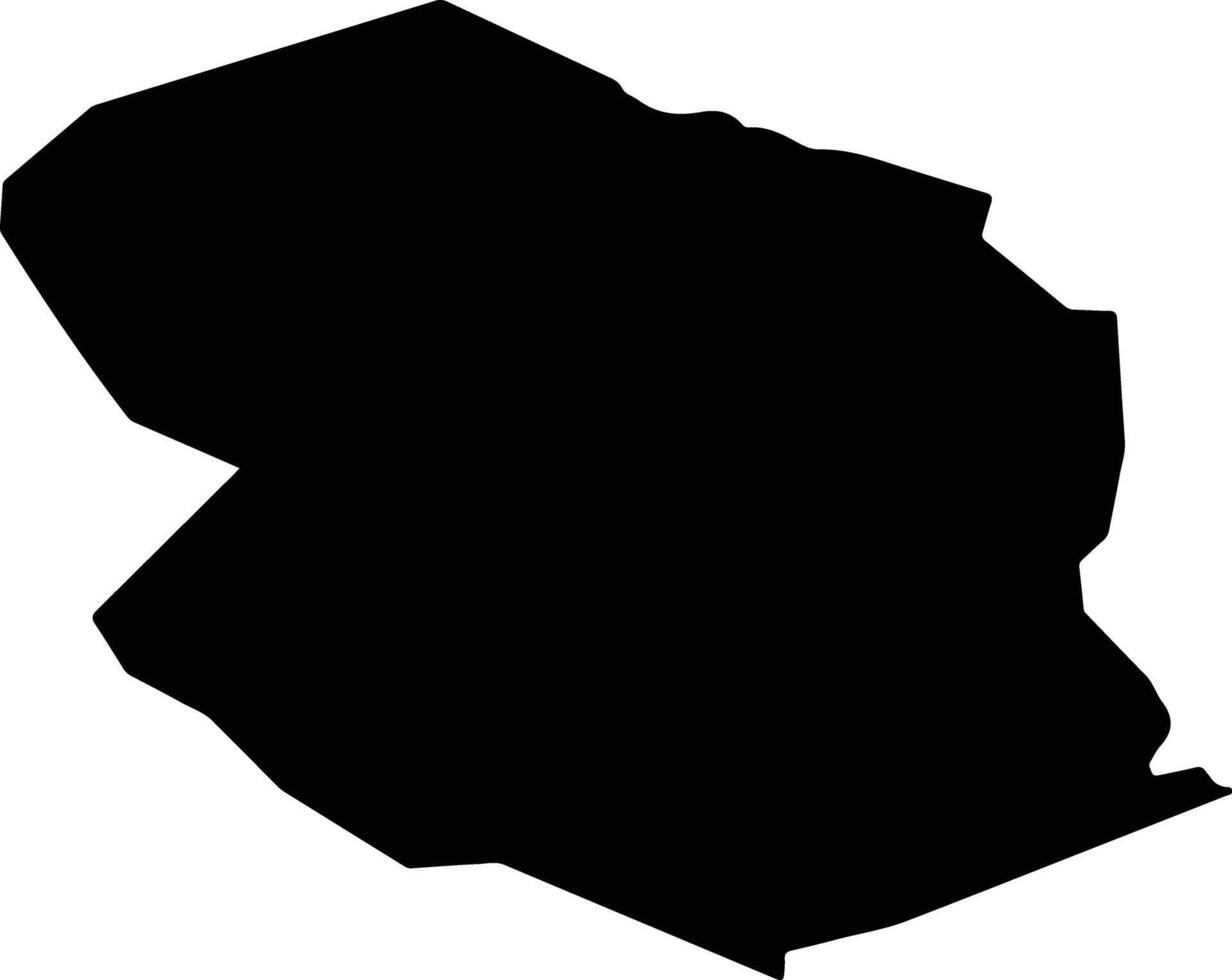 Jargalan Mongolia silhouette map vector