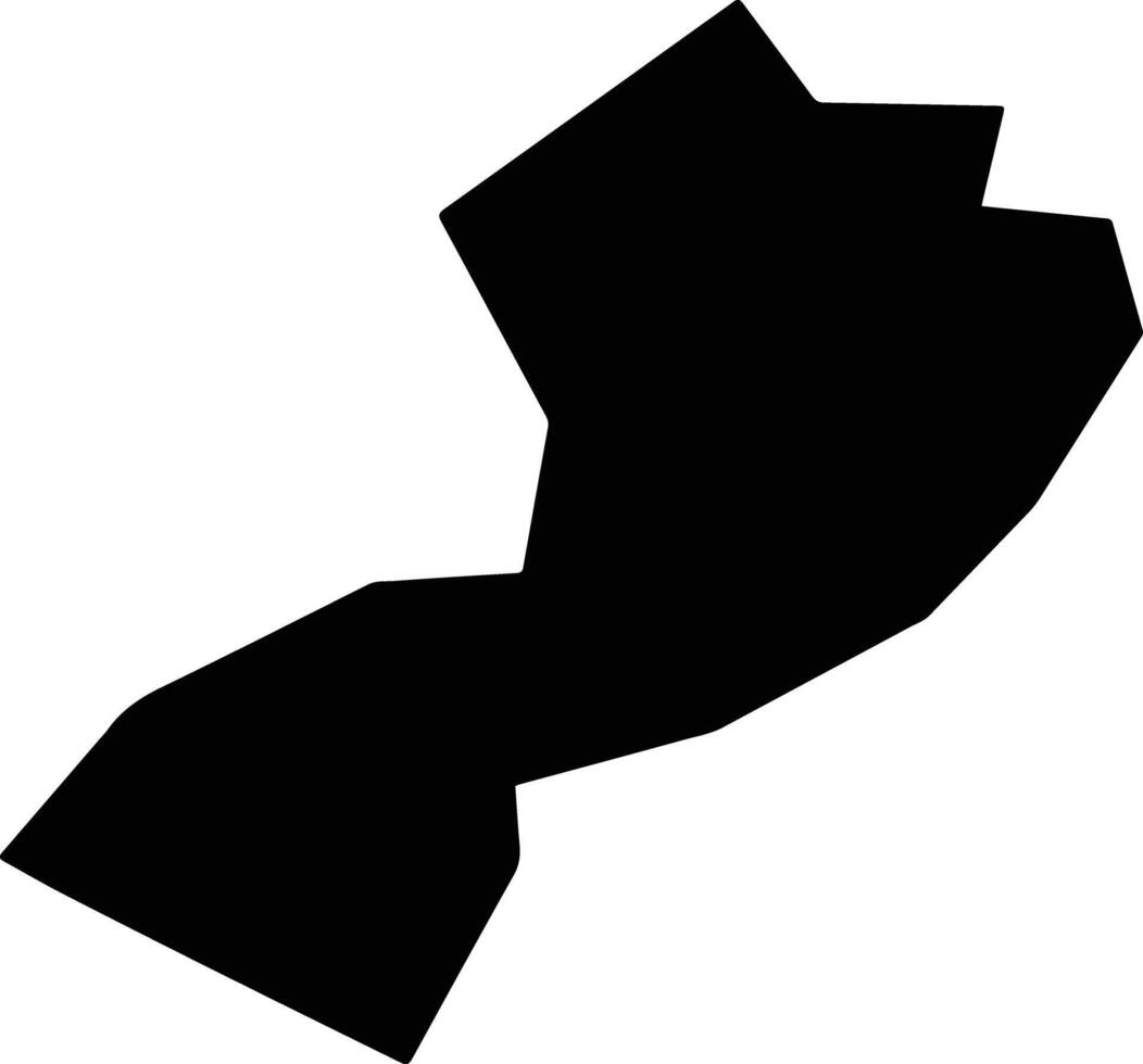 Jardin Exotique Monaco silhouette map vector