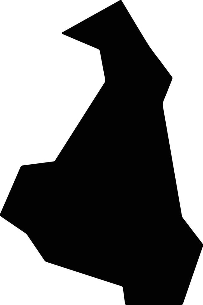 Jarinu Brazil silhouette map vector