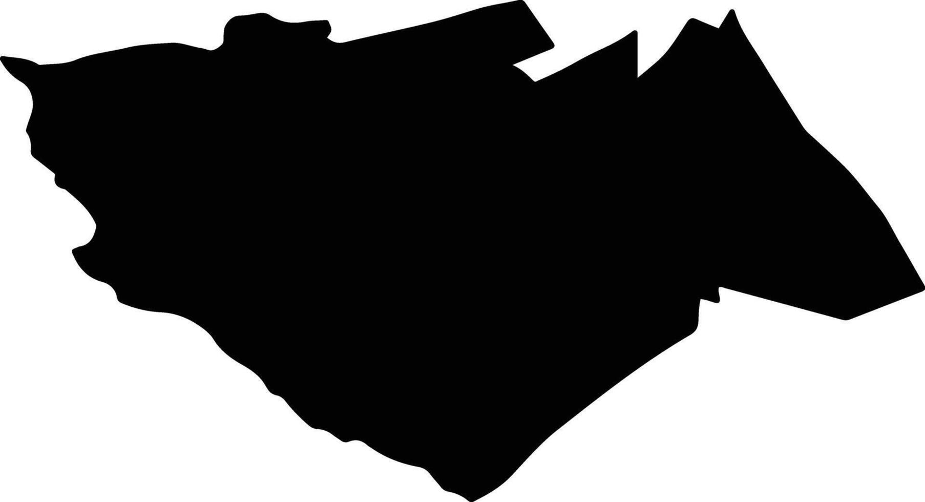 JARISTEA Romania silhouette map vector