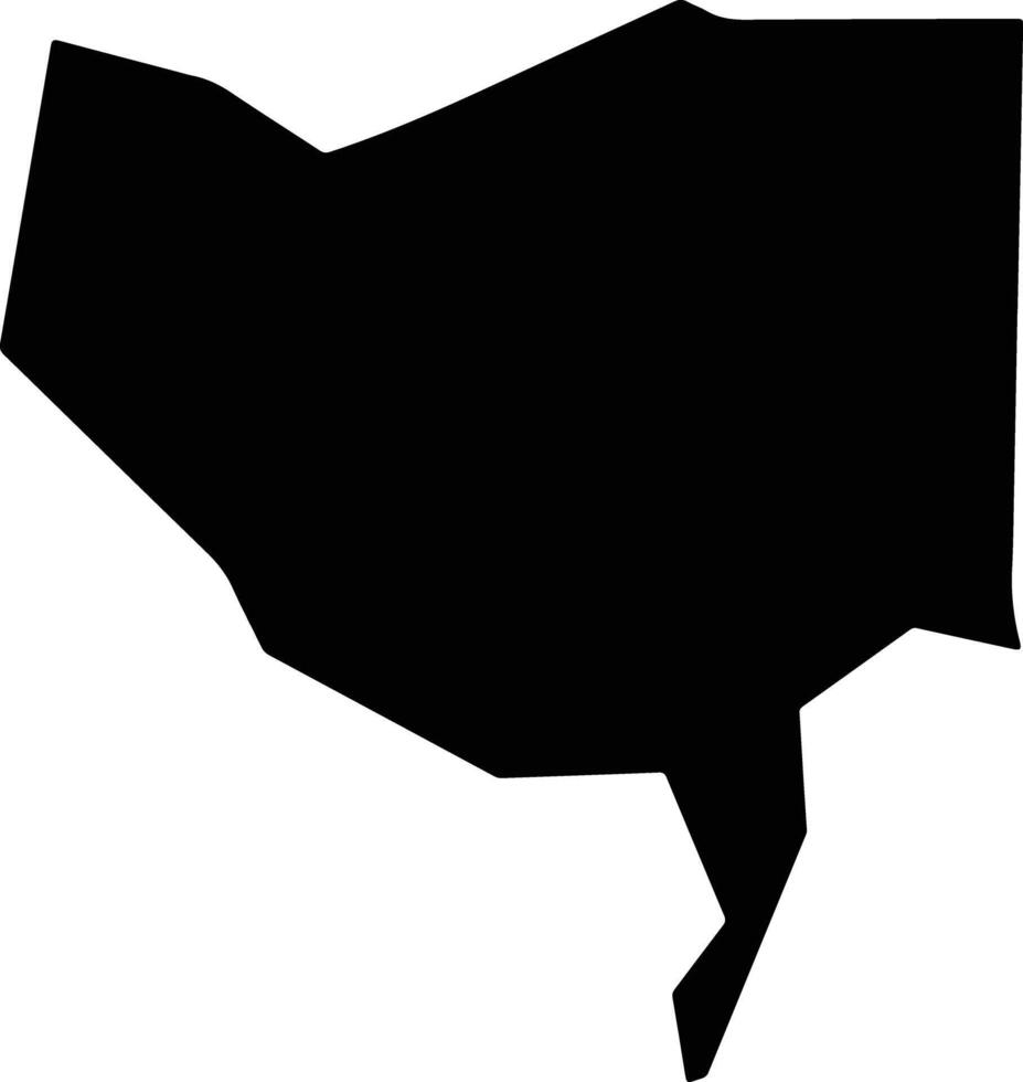 Jati Brazil silhouette map vector