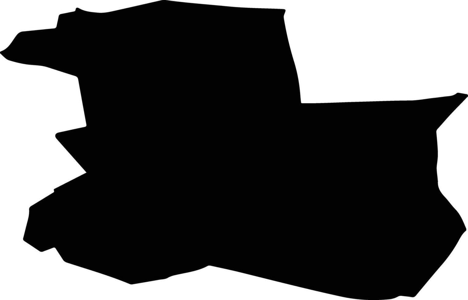 Jaunlaicenes pag Latvia silhouette map vector