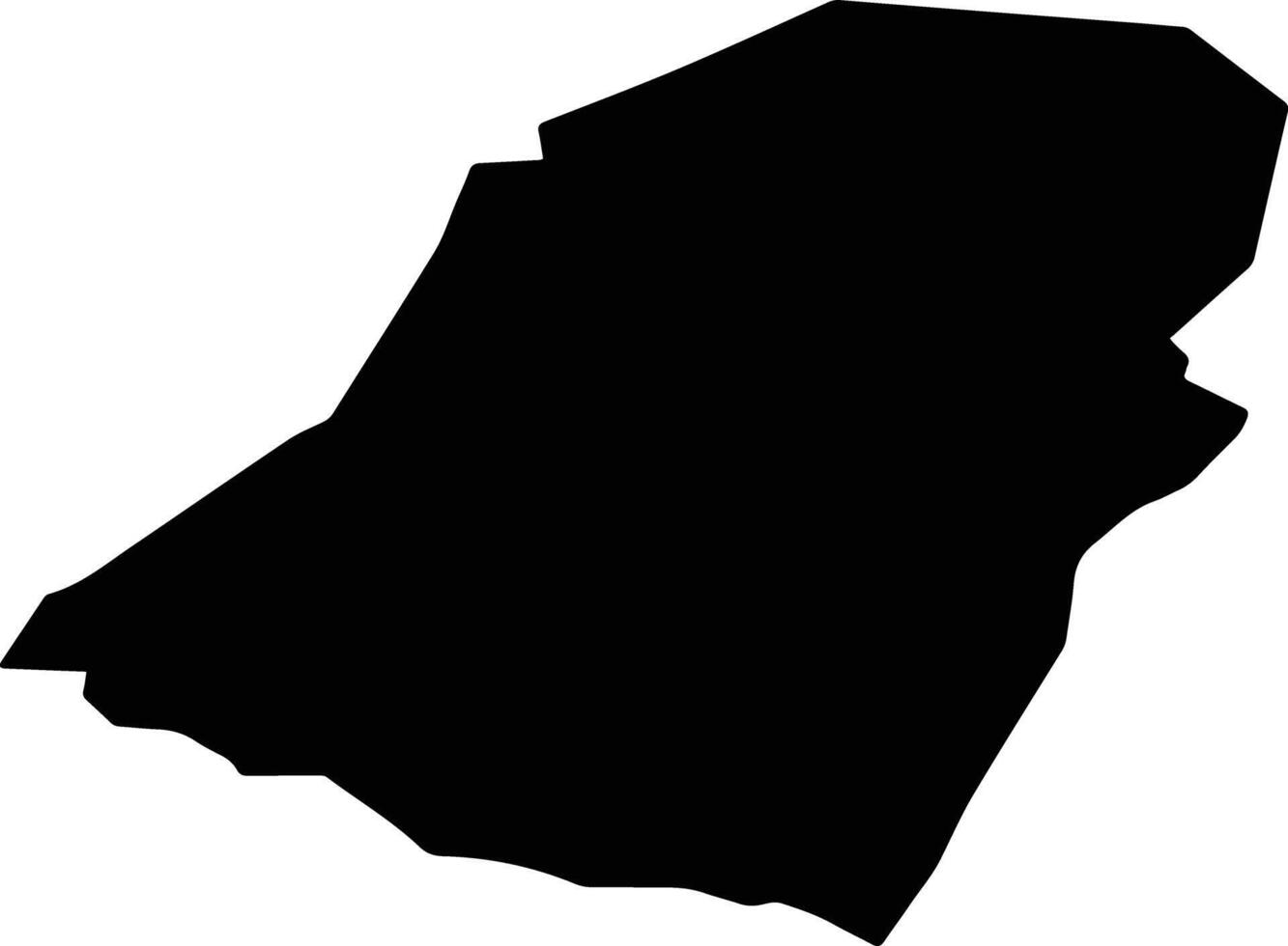 Javxlant Mongolia silhouette map vector